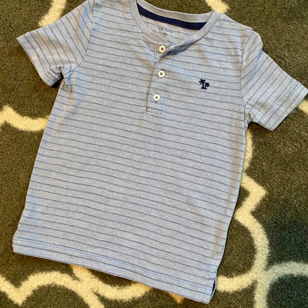 Striped Palm Tree T-Shirt